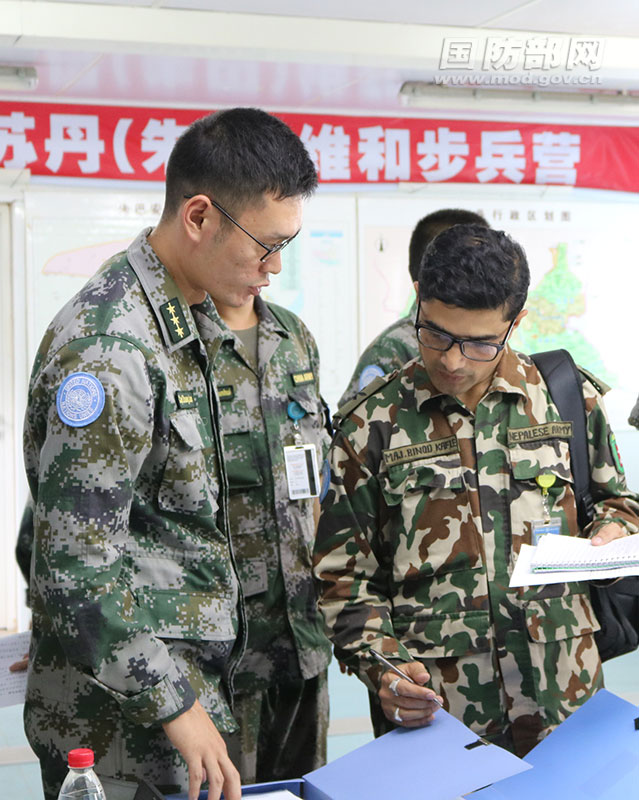 中国第四批赴南苏丹维和步兵营高标准通过联合国南战区战备能力评估