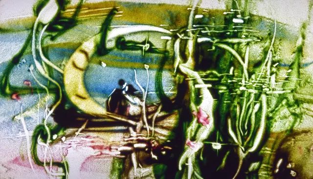 沙话强军|苏大宝的沙画世界:在灯箱画板上演