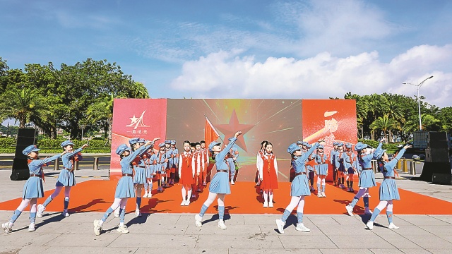 红色线路“一路追光”!厦门市思明区打造城市国防教育展示带