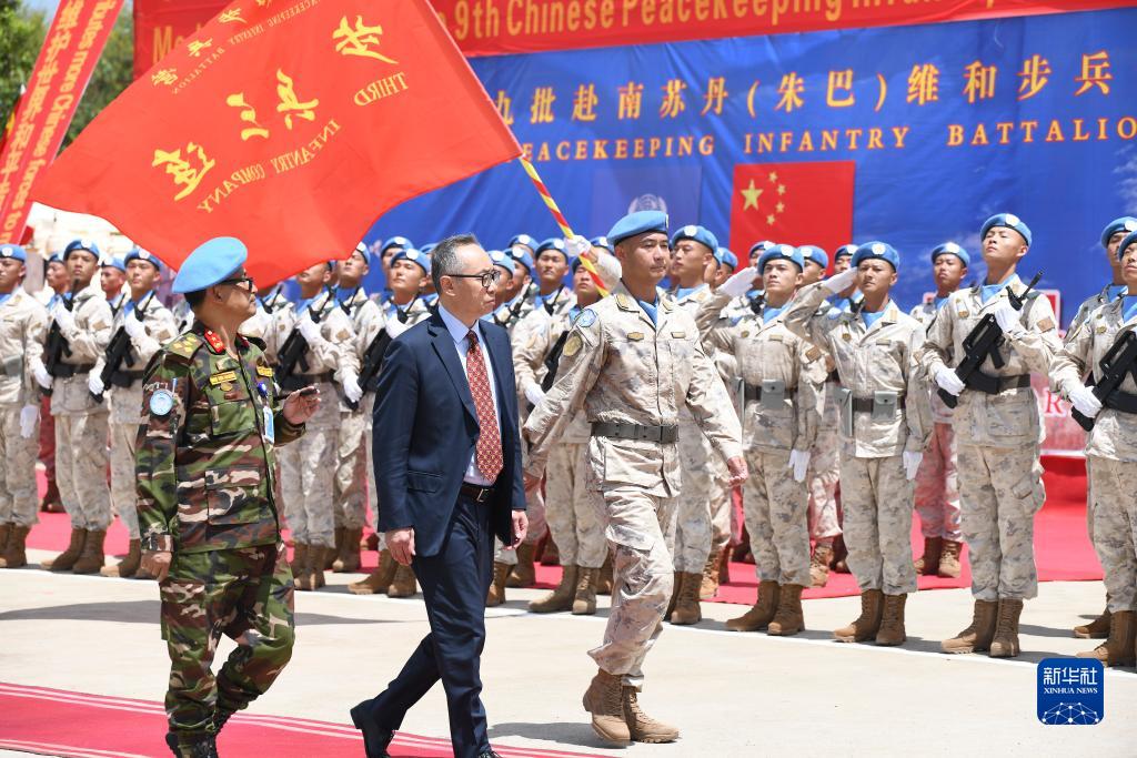 中國第九批赴南蘇丹（朱巴）維和步兵營獲聯(lián)合國“和平榮譽勛章”