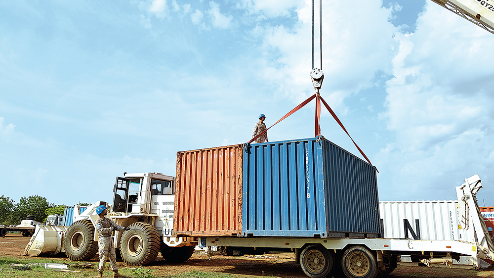 中国第16批赴南苏丹（瓦乌）维和工兵分队高效完成科瓦乔克分遣点基础设施建设任务