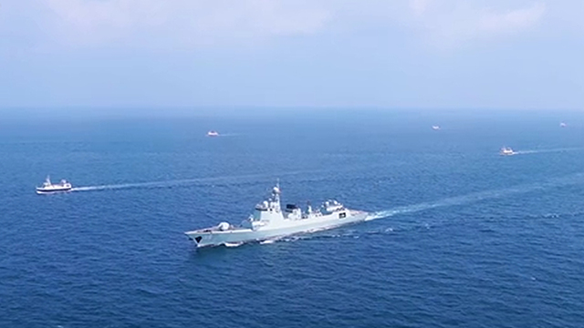 中国海军的和平代码：16频道 中国海军护航15周年双语宣传片《16频道》震