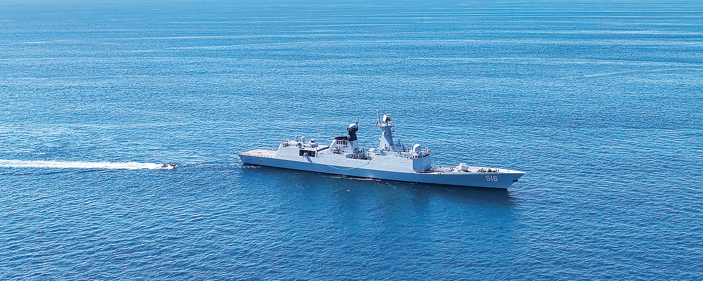 海军某支队组织训练