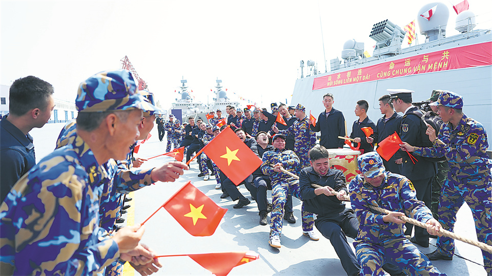 中越第十次边境国防友好交流活动海军港岸交流活动见闻