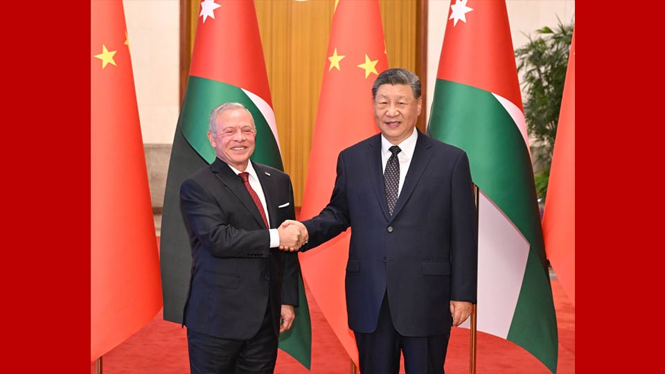 习近平同约旦国王阿卜杜拉二世会谈