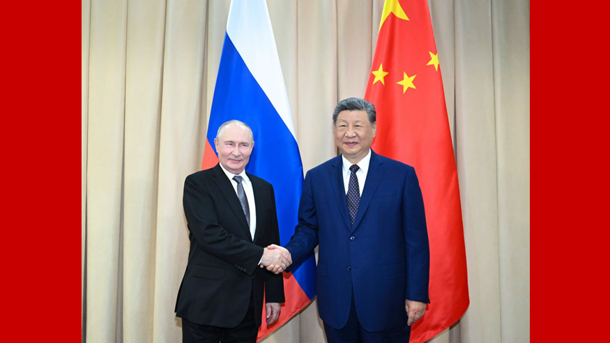 图讯丨习近平会见俄罗斯总统普京