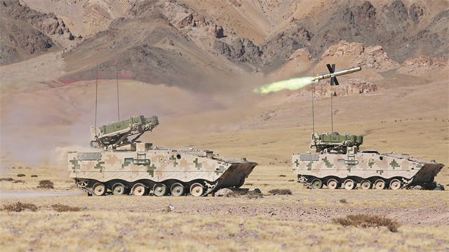 第76集团军某旅开展实弹射击训练