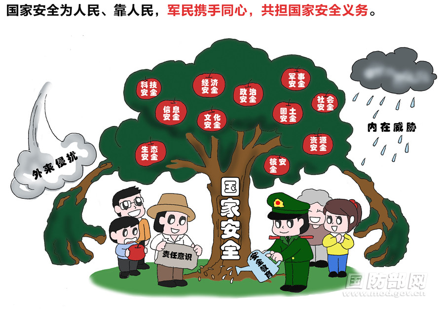 走心漫画:国家安全教育日军人应该怎么做?