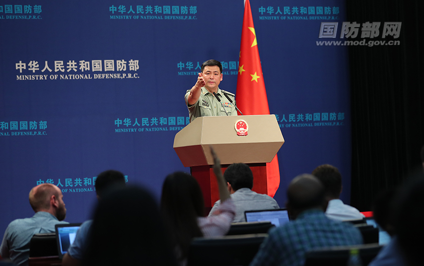 2018年7月国防部例行记者会文字实录