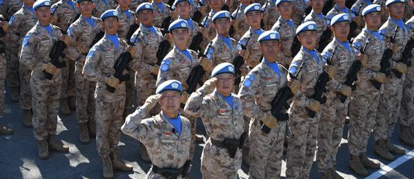 2019年10月，维和部队方队首次亮相国庆阅兵，接受祖国和人民检阅