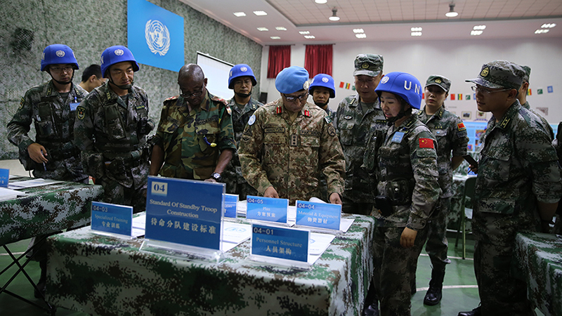 联合国考评组考察评估中国维和待命部队