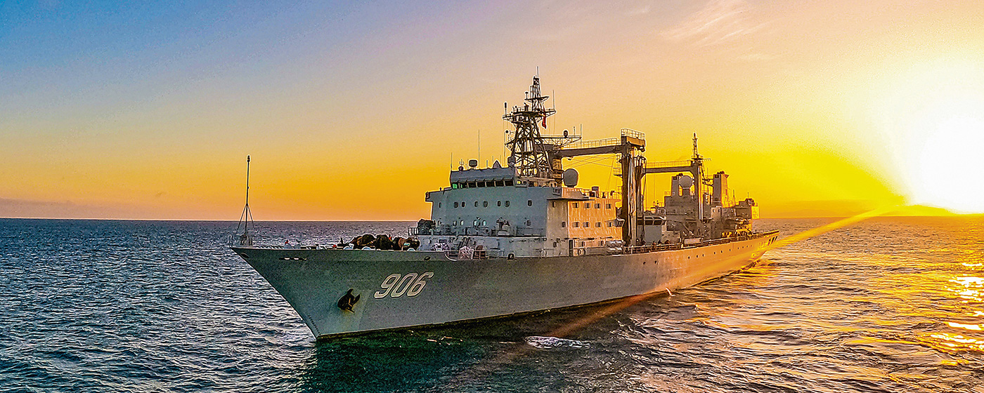 海军某支队开展训练